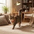thumbnail image 5 of Adjustable Reflective Cat Collar – Breakaway Safety Design with GPS Tracker Holder and Bell,Pet Collar for Kittens and Small Dogs Orange, 5 of 6