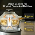 thumbnail image 4 of Joydeem Electric Glass Steam Cooker, Ceramic Tagine Pot for Soup, Hot Pot, Seafood, Multi-use Chinese Stew Pot, JD-ZQG9099, 4 of 8