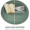 thumbnail image 4 of Bentgo Bol - Bol Isolé Résistant aux Fuites avec Ustensiles Pliables, Compartiment à Collation et Design Amélioré Facile à Saisir pour Emporter - Contient Soupe, Riz, Céréales et Plus - Sans BPA, 21.2 oz (Vert Kaki), 4 of 7
