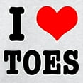 thumbnail image 3 of CafePress - I Heart (Love) Toes Long Sleeve T Shirt - Unisex Cotton Long Sleeve T-Shirt, 3 of 4