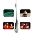 thumbnail image 3 of asddcavvf Metal Hose Point Portable Flame Windproof With Visible Fuel Window For Fireplace Camping, 3 of 8