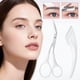 thumbnail image 1 of Tijeras para recortar cejas con peine para cejas, peine para principiantes, herramienta de seguridad para recortar cejas en forma de media luna, piezas para dar forma a las cejas., 1 of 6