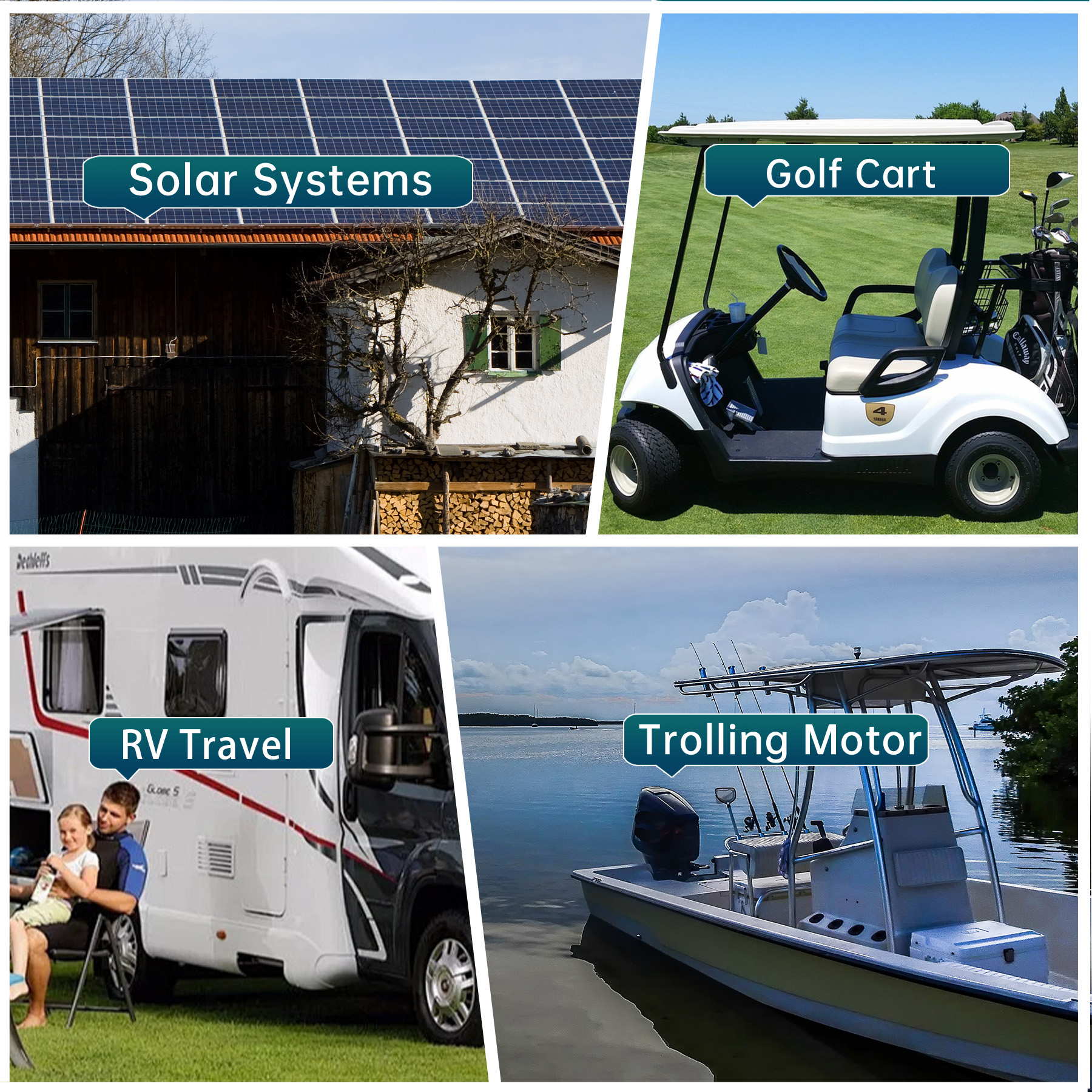 48V 100Ah LiFePO4 Golf Cart Battery,200A BMS,15000 Deep Cycles & 10-Year Lifespan,Ingeosolly Lithium Battery for RV,Marine,Solar,Trolling Motor,Golf Cart