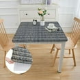 thumbnail image 2 of BANET Cotton Linen Tablecloth Square Tablecloths Table Covers with for Kitchen Dinning Wedding white, 2 of 7