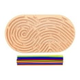 thumbnail image 3 of Tablero de actividades para niños con forma de almohadillas antiestrés, juguete de aprendizaje para niños en vacaciones rosa, 3 of 9