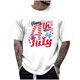 thumbnail image 2 of Tops para hombre, blusas y camisas de cuello redondo y manga corta para hombre, tops casuales de cuello redondo y manga corta con estampados especiales para hombre., 2 of 5