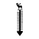 thumbnail image 2 of Snow Gauge Snow Measuring Stick Outdoor Measuring Gauge Winter Iron Art Snow Gauge Inches Christmas Decorations Outdoor Yard Stake, 2 of 6