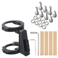thumbnail image 1 of Folding Bike Front Mount Carrier Block Basket Racks for Brompton with 8pcs Screw, 1 of 10
