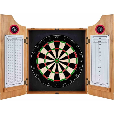 Toronto Raptors NBA Dart Cabinet Set with Darts and Board - Red, Silver, Black