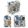 thumbnail image 4 of Soccer Stand Mixer Cover, Sports Clothes Professional Player Athlete Shoes Hand Drawn Style League Match Game, Kitchen Appliance Organizer Bag Cover with Pockets, 5 Quarts, Multicolor, by Ambesonne, 4 of 4