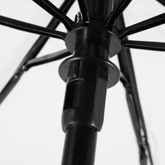 6X Rain Women Men Auto Umbrella Compact Folding Windproof Style Clear Umbrella,Transparent   Black Border,6 x Umbrella