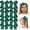 Green, variant on 12 Pack 3 Inch Navy Blue Hair Bows for Girls, Grosgrain Ribbon Bows with Alligator Clips for Toddlers, Kids, Daily Wear, School Uniforms and Party Accessories