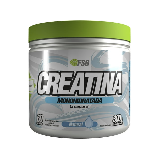 Creatina 100% Monohidratada 300 gr (Creapure®) FSB Suplemento Alimenticio