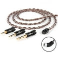 thumbnail image 3 of Cable de auricular Reemplazo de cobre OFC de cobre plateado para TRN MT1 MAX TA4 Wdftyju, 3 of 9