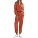 thumbnail image 1 of Conjunto Deportivo PRETTYGARDEN Naranja Rojo XL Mujer 2 Piezas, 1 of 7
