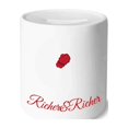 thumbnail image 1 of America Red Rose Botany Rich and Rich Bank Saving Box Coin, 1 of 1
