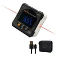 thumbnail image 3 of Digital Protractor Laser USB Inclinometer 360° Level Angle Finder High Precision Goniometer ,Water-Proof & Dust Resistant, 3 of 7