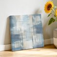 thumbnail image 3 of Canvas Wall Art, Blue Beige Framed Canvas Prints for Bathroom Kitchen, Oil Painting Abstract Art Contemporary Gallery Wrapped Wall Decor for Home Office, Gifts, 10"x10" Ship Next Day, 3 of 9