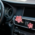 thumbnail image 4 of Gnmfd 2pcs Flower Car Perfume Clip Air Freshener, Peach Blossom Scent Diffuser for Car Vent, Aromatherapy Car Interior Decoration, Dashboard Accent, Gift for Car Lovers, Holiday, 4 of 7