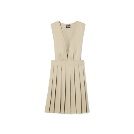 French Toast Girls 4-20 School Uniform V-Neck Pleated Jumper