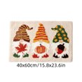 thumbnail image 3 of Zynviq Maple Leaf Area Rugs Thanksgiving 15.7" X 23.6" Throw Rug Polyester Washable Multicolor Rectangular Dwarf Small Rug for Sofa, 3 of 6