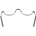 thumbnail image 3 of LAICAIW Lunettes de Lecture Mi-Hautes Rétro en Alliage pour Hommes, Lot de 2 Demi-Monture Élégante et Mince avec Pochette, 3 of 6