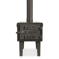 Guide Gear Outdoor Wood Burning Stove; Portable with Chimney Pipe for