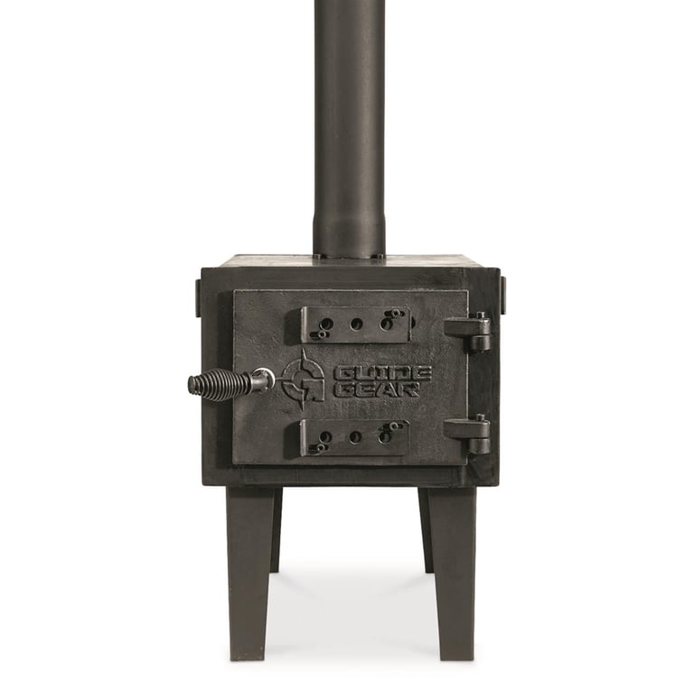 Guide Gear Outdoor Wood Burning Stove, Portable with Chimney Pipe for  Cooking, Camping, Tent, Hiking, Fishing, Backpacking - Walmart.com