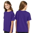 thumbnail image 7 of Hanes EcoSmart Youth Short Sleeve T-Shirt Soft Classic fit Tee (Deep Red, XL), 7 of 7