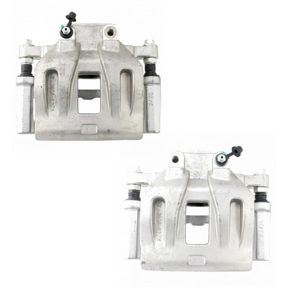 TRQ Front Brake Caliper Set Compatible with 2005-2011 Chrysler 300 2009-2011 Dodge Challenger 2006-2011 Charger 2005-2008 Magnum