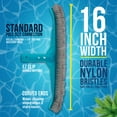 thumbnail image 5 of U.S. Pool Supply Pool Maintenance Kit with Leaf Skimmer Net, Brush, and Adjustable Telescopic Pole - 6" Deep Mesh Netting, Nylon Scrub Brush, Clean Sweep Debris from Walls, Floors, Steps, Spas, Ponds, 5 of 7