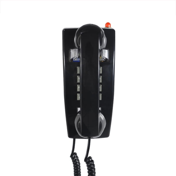 Teléfono antiguo de metal Bit 41t-25 con tono de llamada, estilo retro, para montar en la pared, para el baño, fijo, creativo y para el hogar