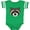 Football Green and White, variant on Inktastic Raccoon Animal Face Boys or Girls Baby Bodysuit