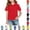 Red, variant on LTTVQM Boys Girls Short Sleeve Polo Shirts Casual Basic Slim Fit Collared Lightweight School Uniform Trendy Back to School Breathable Workout Pique Golf Shirt