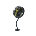 thumbnail image 1 of Ventilador De 5 Aspas Para Reposacabezas De Automóvil, 3 Niveles De Viento, Enfriador De Asiento Trasero Ajustable Para Automóvil, Ventilador Eléctrico Con Abrazadera Usb, Ventilador De Manguera Kearding VI003780-00, 1 of 5