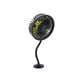 thumbnail image 1 of Ventilador De 5 Aspas Para Reposacabezas De Automóvil, 3 Niveles De Viento, Enfriador De Asiento Trasero Ajustable Para Automóvil, Ventilador Eléctrico Con Abrazadera Usb, Ventilador De Manguera Moyic VI003780-00, 1 of 5