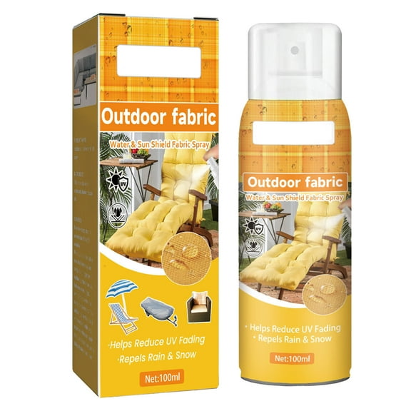 Textile Shield 100ml Water Proof Spray Fabric Protector Water Sun Shield Fabric Spray Outdoor Furniture Protector For Cushions Tents Umbrellas Car Seats Patio Covers Camping