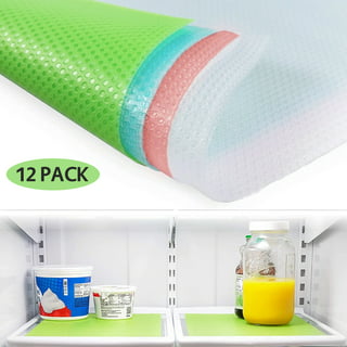 9 Pack Refrigerator Liners Refrigerator Mats Refrigerator Pads, Shelf Mats  Washable Fridge Liners, Can Be Cut, Drawer Table Placemats, 3 Green, 3red