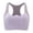 Purple, variant on Sngxgn Sport Bras Padded Strappy Cropped Bras for Yoga Workout Fitness Low Impact(Grey,M)
