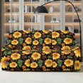 thumbnail image 2 of ZIATUBLES 3 Seater Recliner Sofa Covers, Stretch Reclining Couch Cover Set of 8, Recliner Chair Slipcovers Soft Washable Furniture Protector Slipcovers for Pet, Sunflower Leaf Printed, 2 of 9