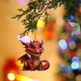 thumbnail image 2 of 2D Adorable Flying Dragon Baby Christmas Ornament - Acrylic Material, Unique Design, and Festive Decor, 2 of 6