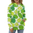 thumbnail image 4 of Lime Harvest 3D Print Hoodie Men Women Autumn Thin Pullover Sweatshirt Vintage Streetwear Tops, 4 of 6