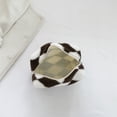 thumbnail image 4 of Bolso de cosméticos de tablero de ajedrez Bolsas de maquillaje de felpa suave para adolescentes (café), 4 of 8