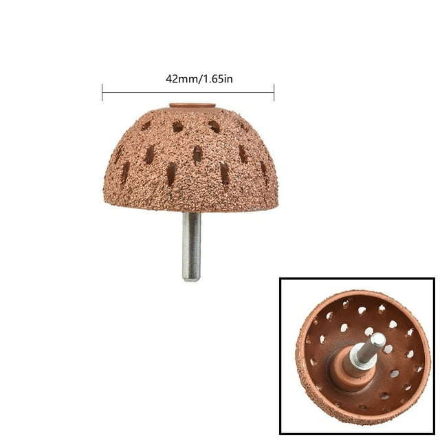 Lefu 42/55mm Tire Grinding Head Rasp Buffer Ball Tyre Repair Hand Tool Buffing Wheel