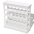 thumbnail image 3 of vidaXL Wine Cabinet White 27.6"x8.9"x27.8" MDF, 3 of 10