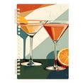 thumbnail image 7 of FORMRS 1-Subject Spiral Notebook 8" x 5" College Ruled 60 Refillable Sheet A5 Hard Cover, 2 Pack, Mid Century Orange Juice, 7 of 7