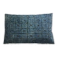 thumbnail image 1 of Mid-Century Moderne Urbain Vert Bleu Vert Lombaire Jeter Oreiller, 13 Pouces par 19 Pouces, 1 of 5