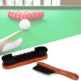 thumbnail image 1 of Pool Table Brush, PVC Bristles Practical Wood Handle Wide Application Billiard Rail Brush, Billiard Table Brush, For Cue Sports  Cue Sports Accessories, 1 of 8
