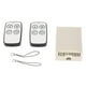 thumbnail image 1 of Código de aprendizaje de 12 V Interruptor de control remoto de 4 vías Copia de 433 MHz Control remoto de cuatro botones con 4 receptores de relé Negro, 1 of 5