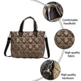 thumbnail image 4 of Bolso de mano acolchado para mujer, bolso de mano tipo shopper, bolso tipo hobo suave e impermeable, bolsos de hombro ligeros para el trabajo, el entrenamiento, 4 of 7